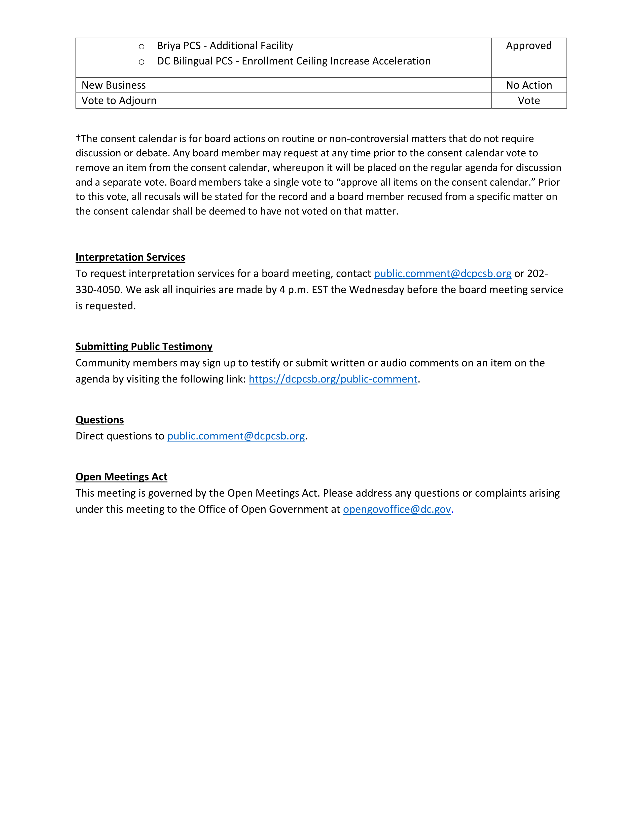 Board Meeting April 2023 Dc Pcsb Board Meeting April 2023 Dc Pcsb